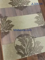 پرده زبرا سبز گلدار