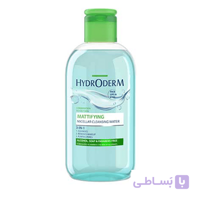 میسلار واتر 3 در 1 Mattifying پوست چرب و جوشدار هیدرودرم ا Hydroderm Mattifying Micellar Water For Oily Skins کد 334176