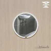 آینه گرد ساده مناسب برای سرویس بهداشتی
