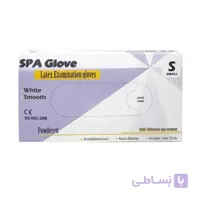 دستکش لاتکس کم پودر SPA سایز S
