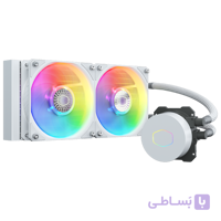 خنک کننده پردازنده کولر مستر مدل MASTERLIQUID ML240L ARGB WHITE EDITION V2