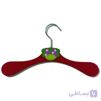 چوب لباسی چوبی طرح کفشدوزک قرمز