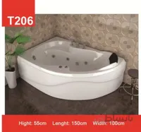 جکوزی Tenser تنسر مدل T206 سایز 55*100*150