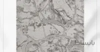 پرده مخمل طرح دار کد 8055
