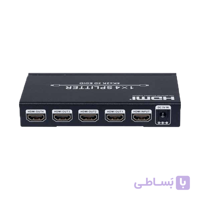 اسپلیتر 1 به 4 پورت HDMI 3D 4Kx2K + قابلیت EDID (فرانت-Faranet)