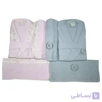 سرویس حوله پالتویی ۶ تکه رویال هوم مدل Sea