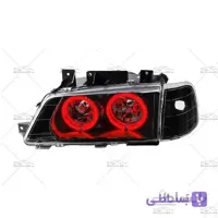 چراغ جلو اسپرت پژو 405 طرح سه بعدی قرمز ا 3D Red Front Light For Peugeot 405 Headlights