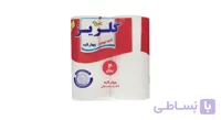 دستمال توالت گلریز مدل سفید بسته 4 عددی