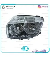 چراغ جلو داستر داخل نقره ای مدل 2012 به پایین