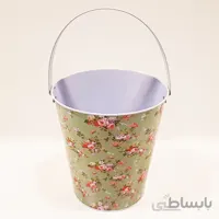 سطل فلزی دسته دار طرح 1