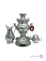 سرویس سماور طوفان گل ساده ۶ لیتر