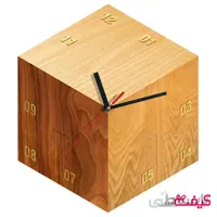 ساعت دیواری سه بعدی مدل Cube1