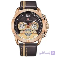 ساعت مچی مردانه نیوی فورس قهوه ای مدل Naviforce NF9168M