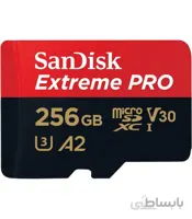 کارت حافظه MicroSDXC سندیسک مدل Extreme Pro UHS-I A2 سرعت 170MB/s ظرفیت 256GB