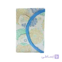 قنداق چسبی نوزاد طرح آبی گلدار بیبی فورلایف BABY4LIFE