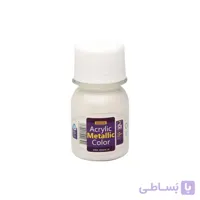 رنگ اکریلیک سوداکو سفید متالیک 30 میل کد 246