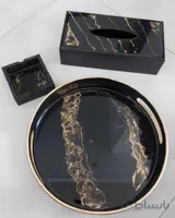 سینی چوب و رزین قطر ۳۰ کد ۱۰۲۲۸۵