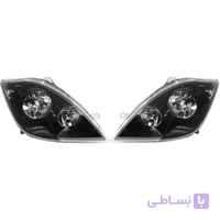 چراغ جلو تیبا فن آوران پرتو الوند بدون موتور (دودی)