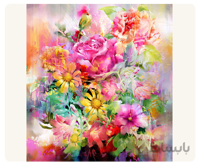 پوستر گل سه بعدی 046