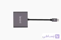 هاب یک پورت Type C به 3.0 USB با یک پورت HDMI همراه آداپتور با قابلیت PD بیاند BA-407 ا Beyond BA407 USB 3.0 Type C HUB, 1 Port With 1 HDMI Port + Power Adapter + Power Delivery