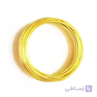 سیم مفتول طلایی ساخت زیورآلات بسته 12 متری 1.5mm