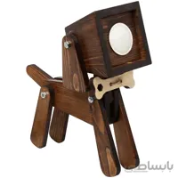 چراغ مطالعه چوبی مدل سگ
