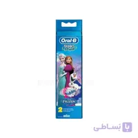 سری یدک مسواک برقی کودک اورال بی مدل FROZEN بسته 2 عددی