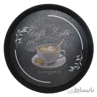 سینی گرد رایکا قطر 32 مدل Latte