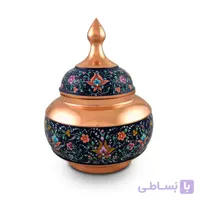 قندان مس و پرداز 21 سانت