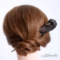 گیره مو تکی دستساز چوبی طرح پگاسوس کد ۱۰۲۴۴۶