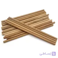 دوبل شاخه ای بدون شیار راش اعلا قطر 8 میلی‌متر طول 50 سانتی‌متر بسته 8 عددی