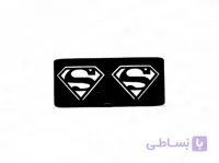 شابلون حنا طرح نماد سوپرمن 10634