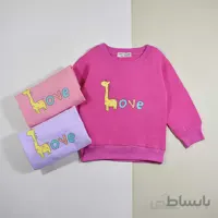 بلوز بچه گانه دخترانه طرح لاو کد 2286