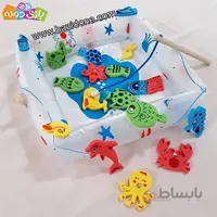 بازی فکری ماهیگیری زبل فومی مغناطیسی