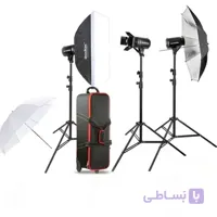 کیت فلاش استودیویی سه شاخه گودکس Godox SK300II Studio Strobe Kit