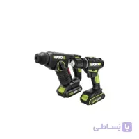 چکش چرخشی بی سیم ۲۰ولت ۱۸ میلی متری Worx WU380.4 ا Worx WU380.4 20