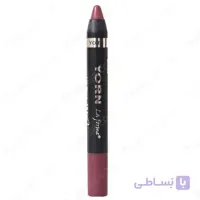 رژ لب مدادی ضد آب 12 ساعته یورن شماره 100 Yorn Super Waterproof & Long Lasting Lipstick