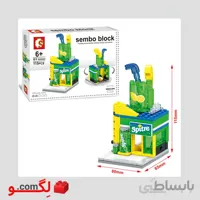 لگو فروشگاه نوشابه برند Sembo Block آیتم SD6053