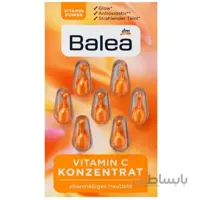 کپسول کنسانتره باله آ روشن کننده مدل Vitamin C konzentrat تعداد ۷ عدد| حاوی ویتامین C و E و روشن‌کننده پوست
