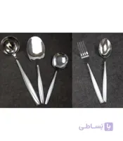 سرویس قاشق و چنگال 139 پارچه یونیک 18/10 طرح ماینز