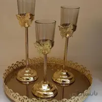 کد 6-136   جا شمعی سه تیکه