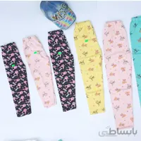 شلوار راحتی دخترانه چاپی در رنگ های متنوع و سایز 50 تا 90
