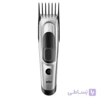 ماشین اصلاح براون مدل Braun HC5090 ا Hair clipper HC5090 with 2 combs for 16 precise length settings, charging stand and pouch.