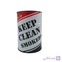 زیر سیگاری بشکه طرح KEEP CLEAN SMOKE