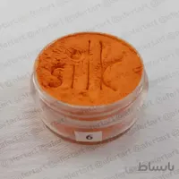 رنگ گریم نارنجی کمرنگ شماره 6 سیلک