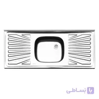 سینک ظرفشویی ایلیا استیل مدل ۳۳۱ روکار کلاسیک