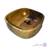 کاسه مربع چوبی آماهوم سایز 17