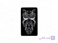 شابلون حنا طرح جغد شاخدار 10582