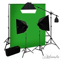 کیت نور ثابت 4 لامپ Continuous Light Kit 4 Lamp + فون + پایه فون
