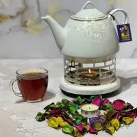 قوری وارمردار چینی شکس مدل هرمی کد2700